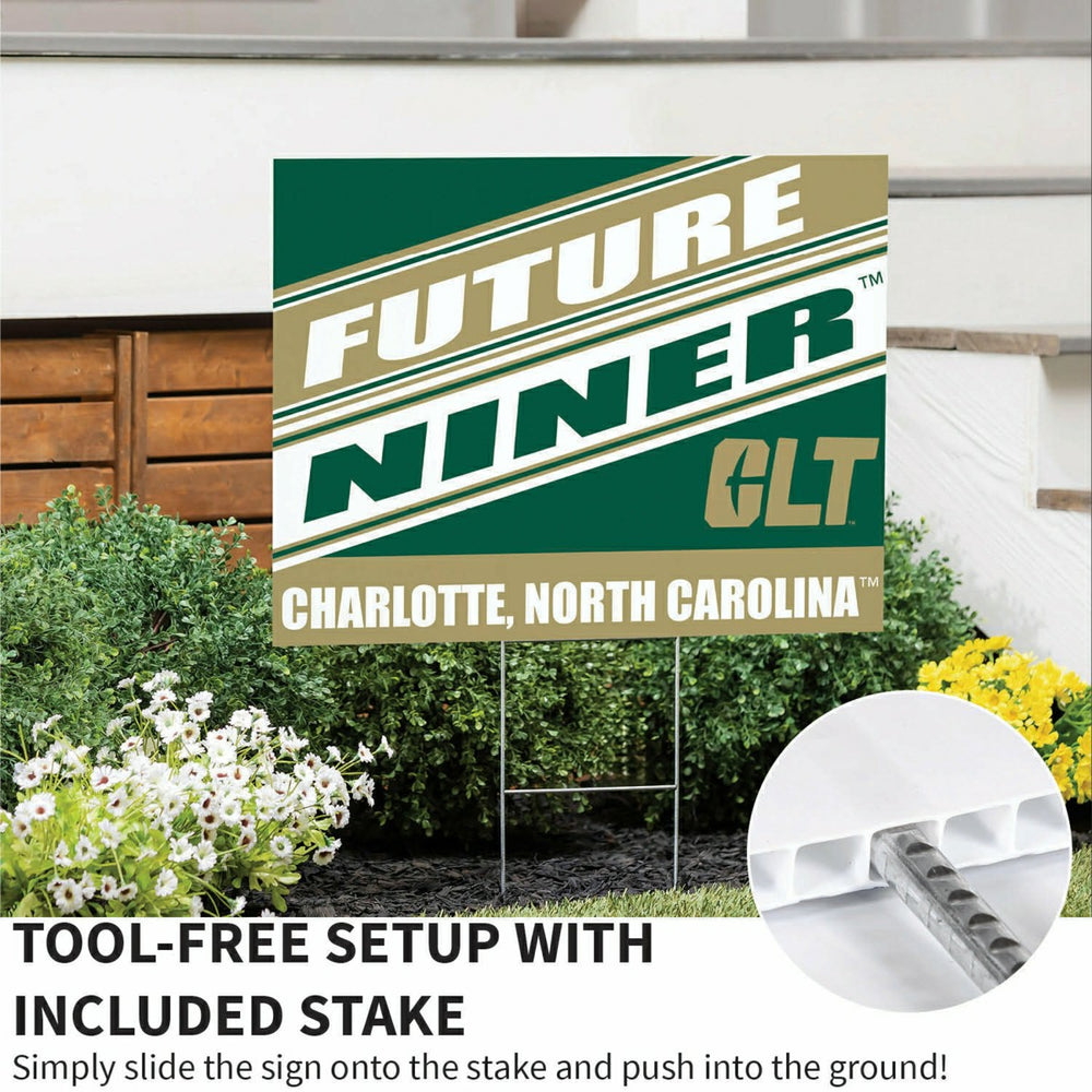 University of North Carolina/Charlotte Coroplast Yard Sign, Future Stu - Home