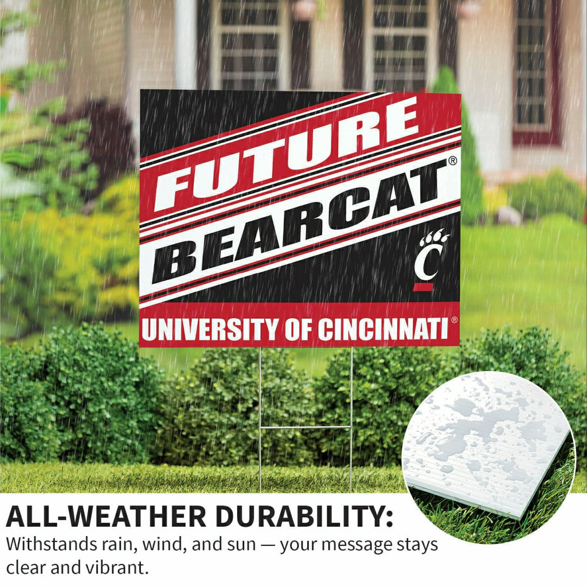 University of Cincinnati Coroplast Yard Sign, Future Student - Home