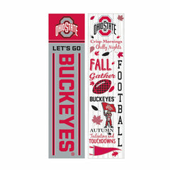 46" Double Sided Leaner, Ohio State University, Fall Seasonal - Home Collegiate