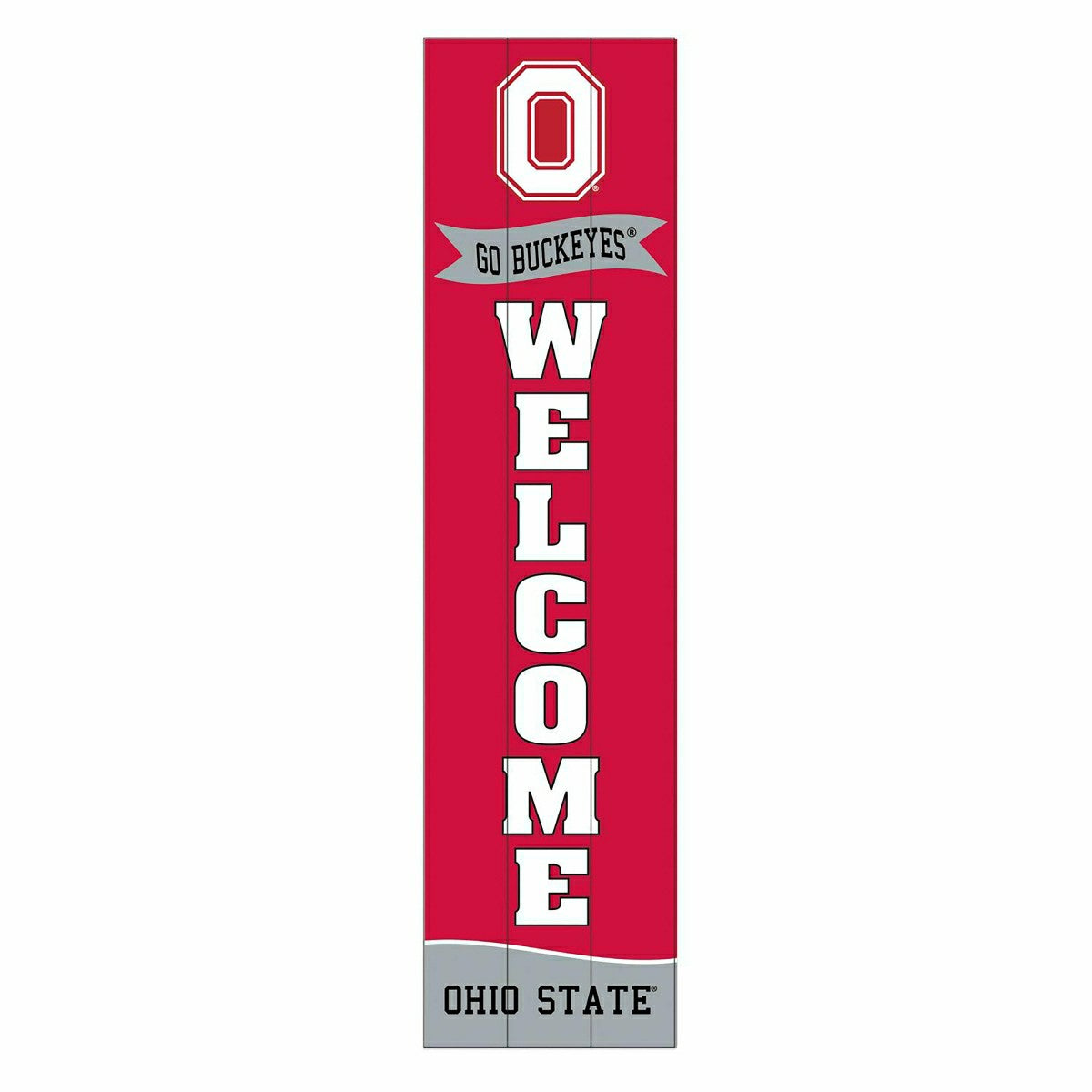 Ohio State University Large Single Sided Leaner, 46" - Home Collegiate