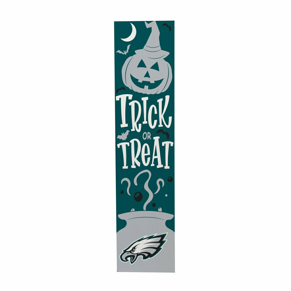 47" Double Sided Leaner, Philadelphia Eagles, Halloween - Home NFL