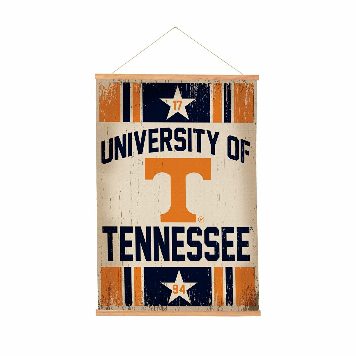 University of Tennessee, Canvas Wall Tapestry, Medium, 36x24 - Home Collegiate