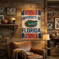 University of Florida, Canvas Wall Tapestry, Medium, 36x24 - Home Collegiate