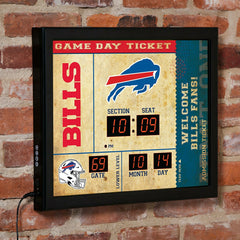 Scoreboard Wall Clock, Buffalo Bills - Home NFL