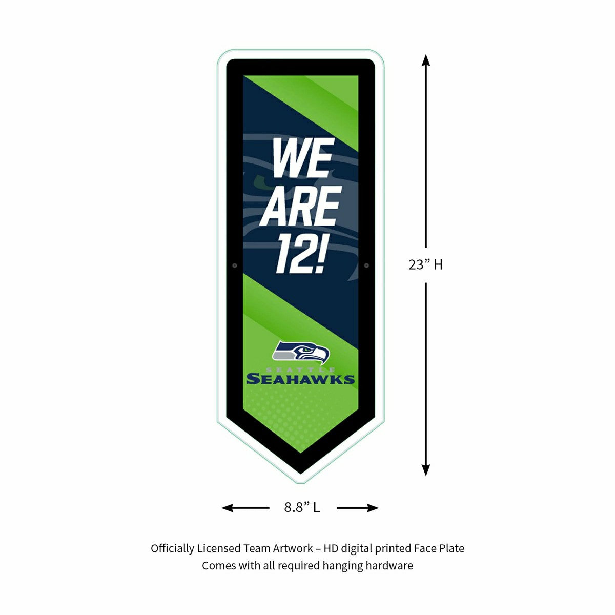 LED Wall Decor, Pennant, Seattle Seahawks - Home NFL