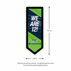 LED Wall Decor, Pennant, Seattle Seahawks - Home NFL