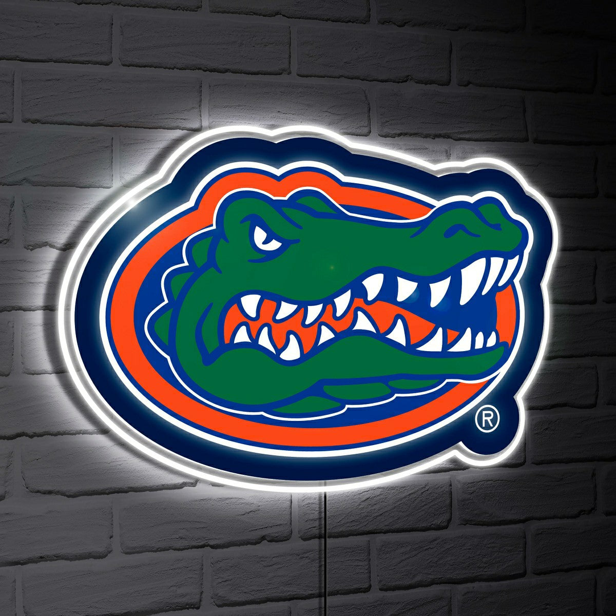 Florida Gators LED Wall Decor, Glazelite, Logo - Home Collegiate