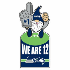 Seattle Seahawks Gnome Metal Sign 10"L x 30"H - Home NFL