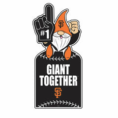 San Francisco Giants Gnome Metal Sign 10"L x 30"H - Home MLB