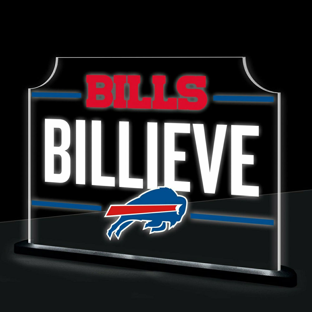 Buffalo Bills NFL Football Rectangle Desklite LED Decor - Home NFL