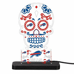 Buffalo Bills NFL Football Sugar Skull Desklite LED Décor - Home NFL