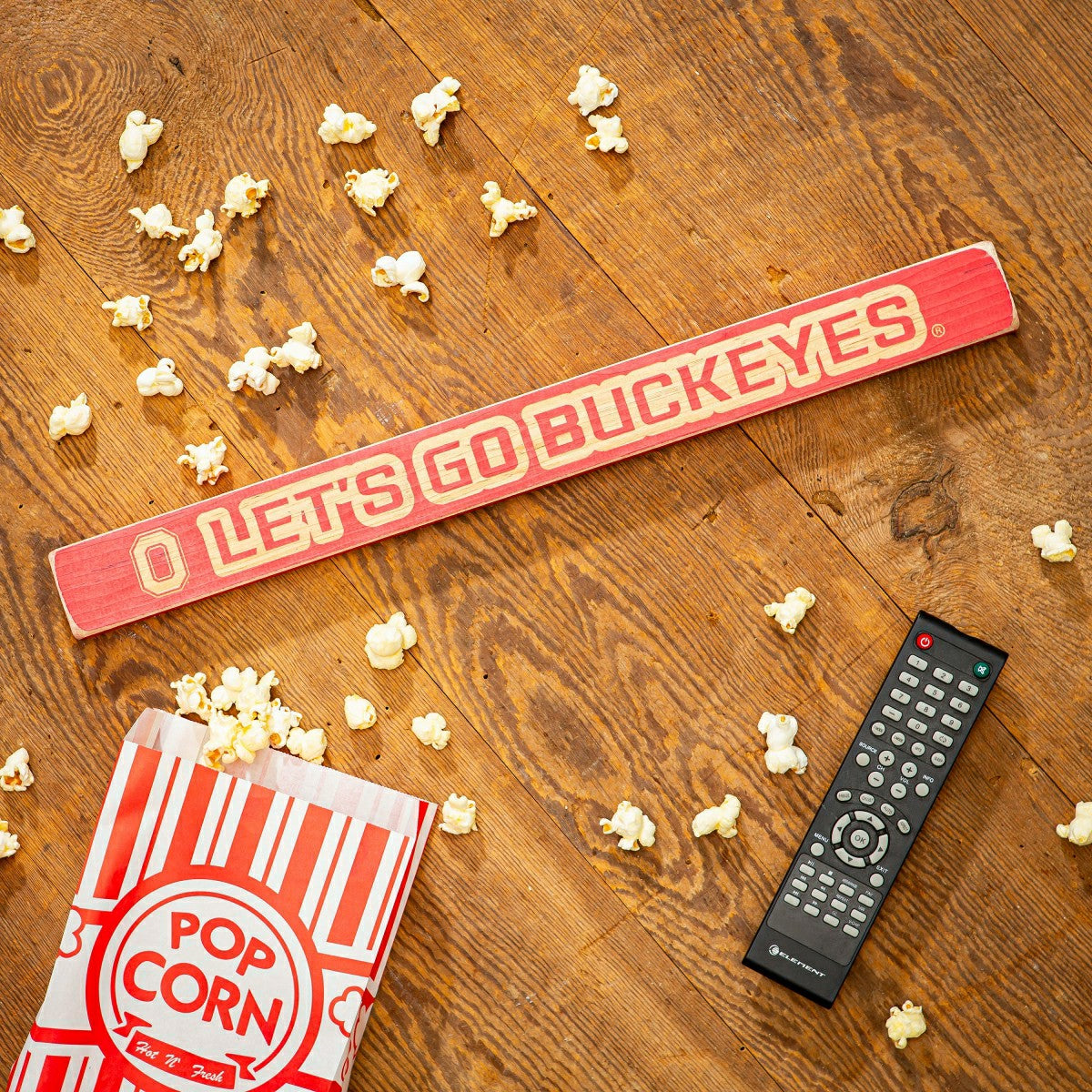 Ohio State University Engraved Wood Sign, 1.5" x 18" - Home Collegiate