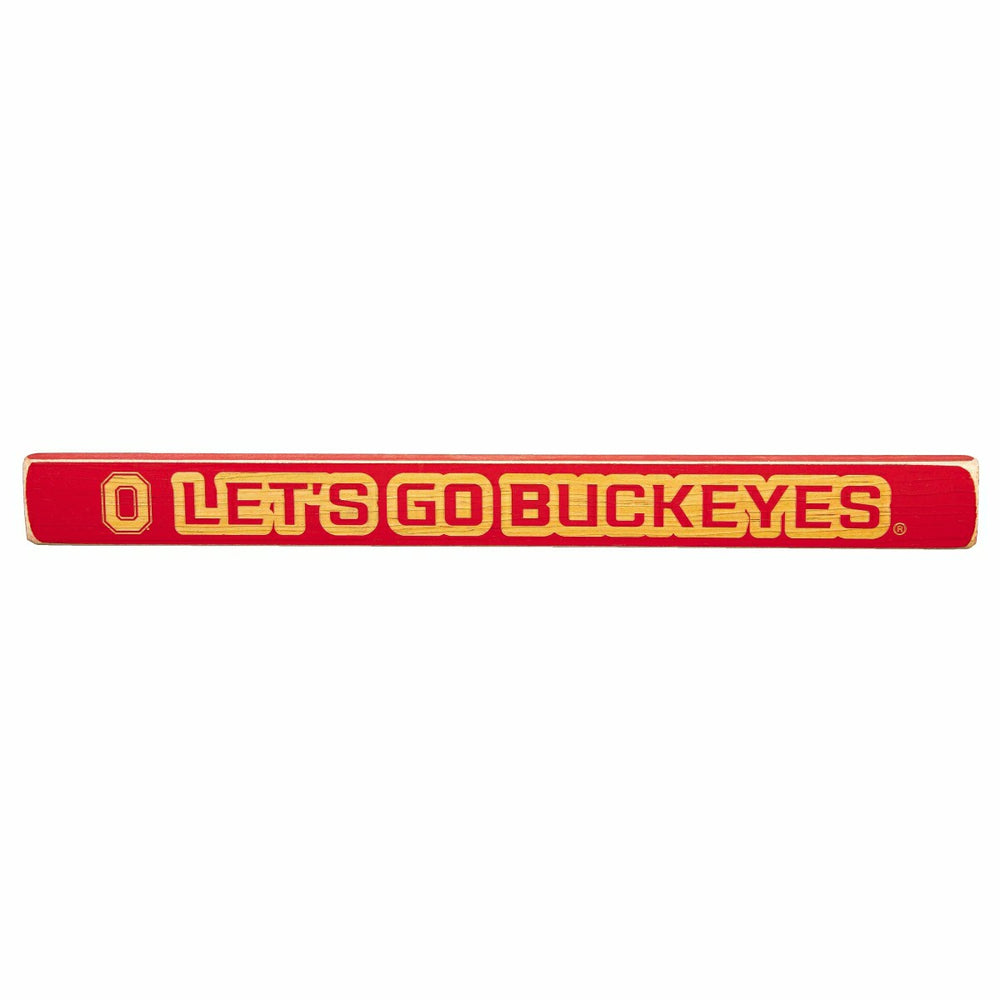 Ohio State University Engraved Wood Sign, 1.5" x 18" - Home Collegiate