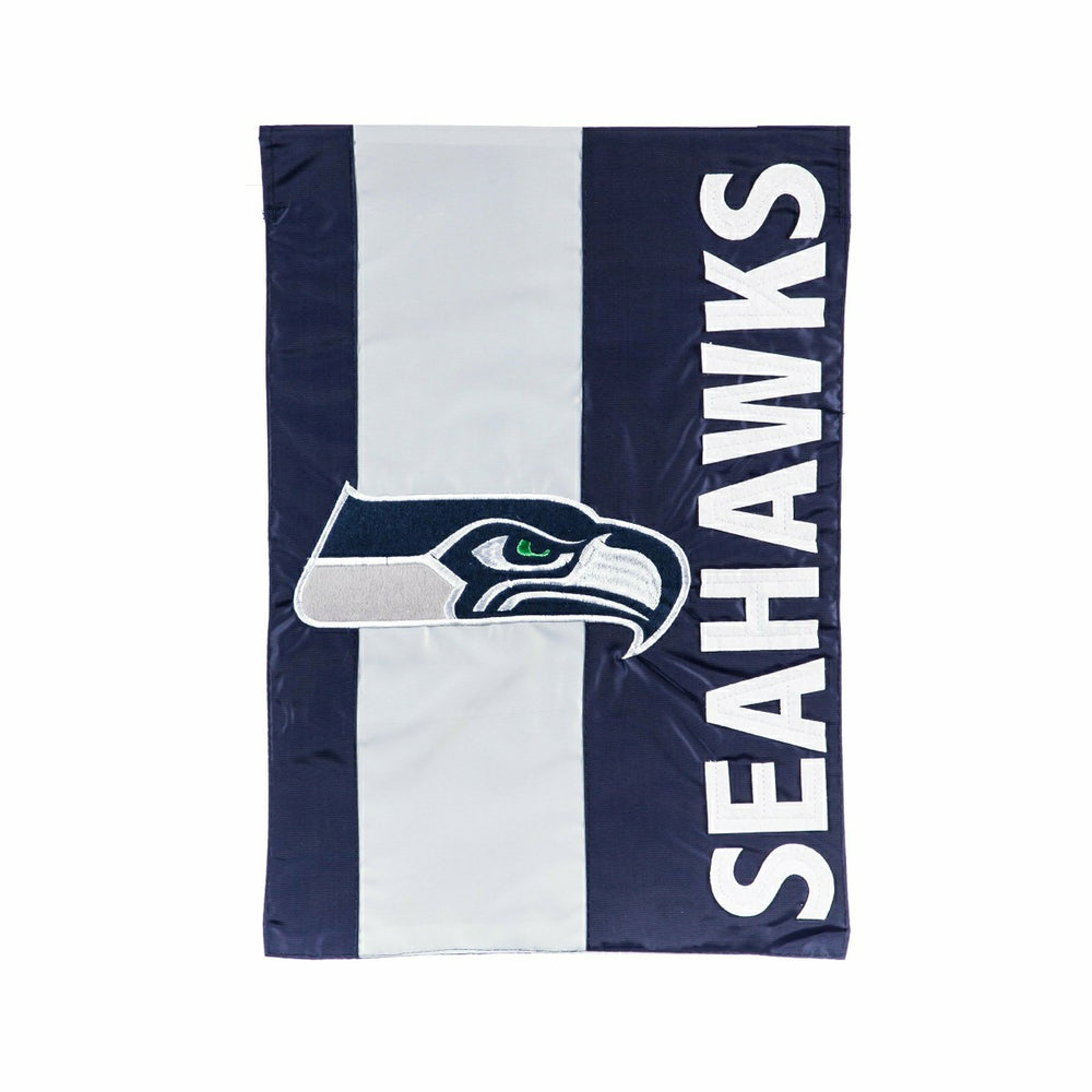Seattle Seahawks Embellished Garden Flag - Home NFL