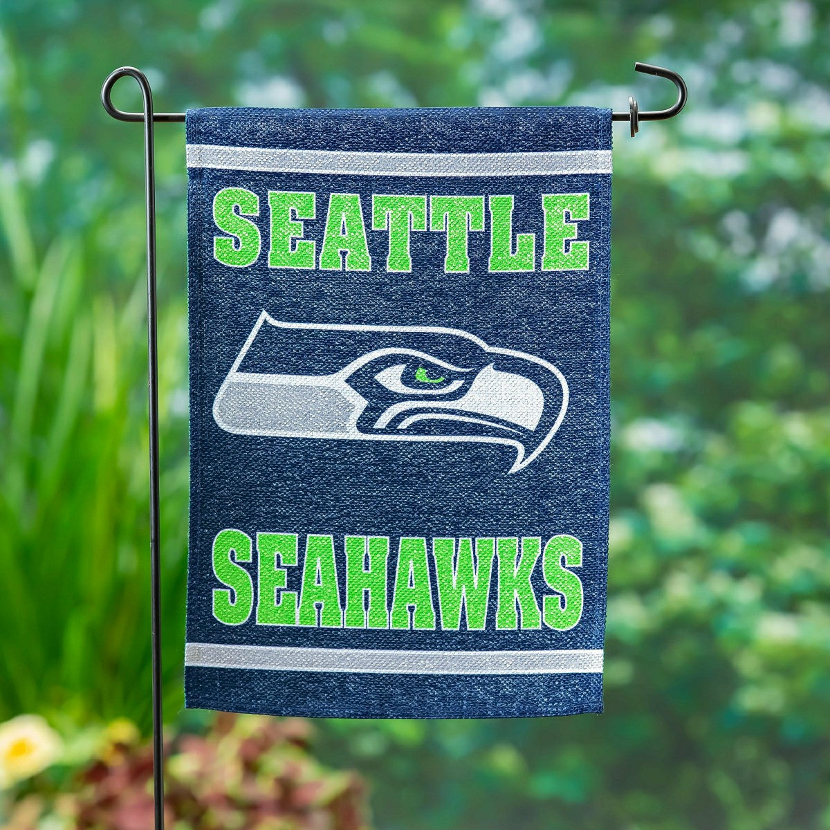 Embossed Suede Flag, GDN Size, Seattle Seahawks - Home NFL