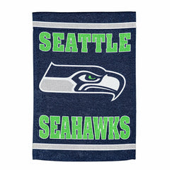 Embossed Suede Flag, GDN Size, Seattle Seahawks - Home NFL