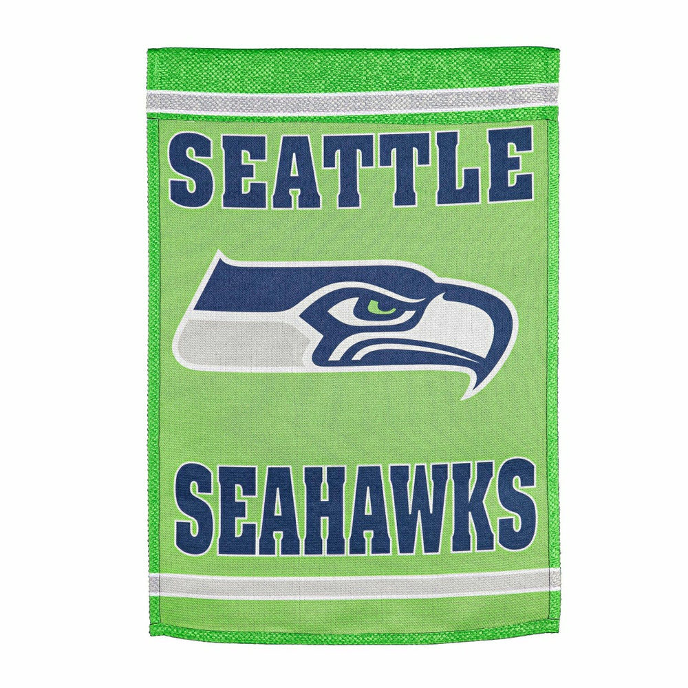 Embossed Suede Flag, GDN Size, Seattle Seahawks - Home NFL