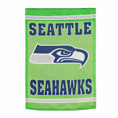 Embossed Suede Flag, GDN Size, Seattle Seahawks - Home NFL