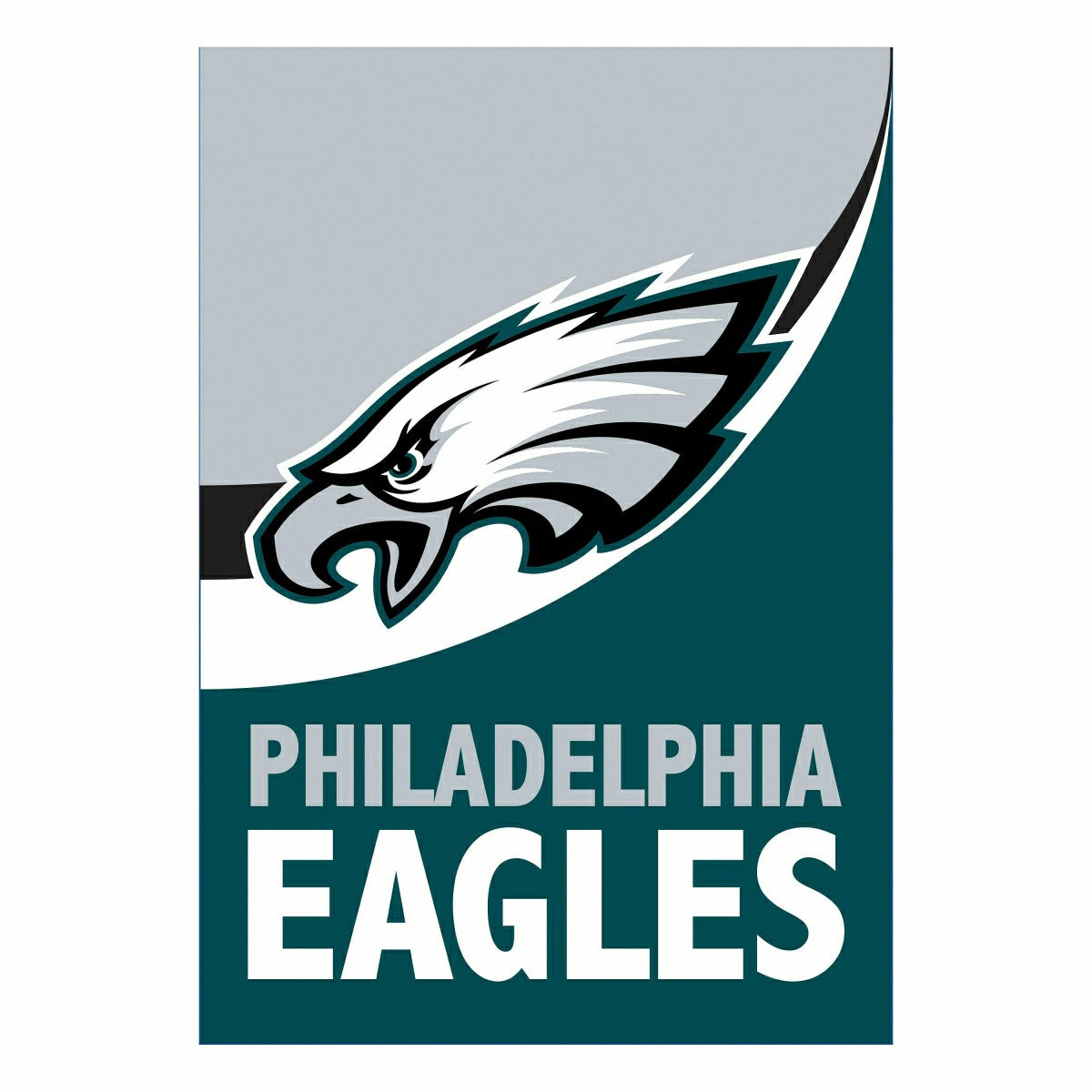 Philadelphia Eagles Burlap Flag GDN Size - Home NFL