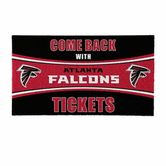 28" x 16" PVC Trapper Mat, Come Back with Tickets, Atlanta Falcons - NFL