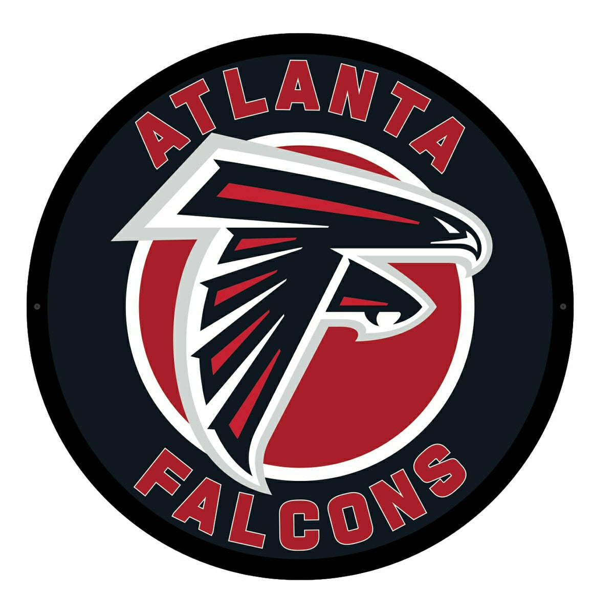 LED Wall Decor, Round, Atlanta Falcons - NFL Home