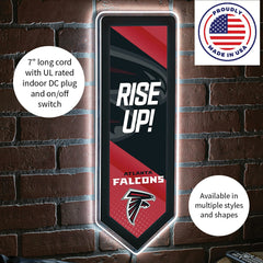 LED Wall Decor, Pennant, Atlanta Falcons - NFL Home