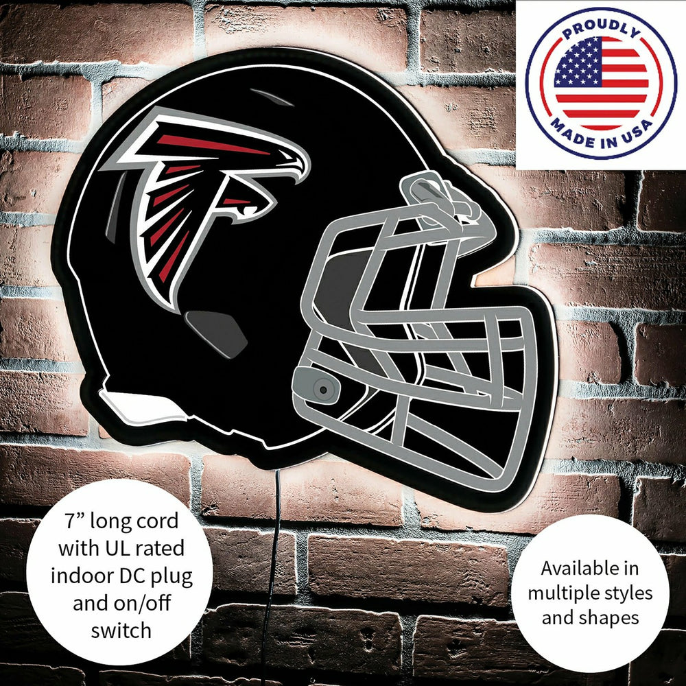 LED Wall Decor, Helmet, Atlanta Falcons - NFL Home