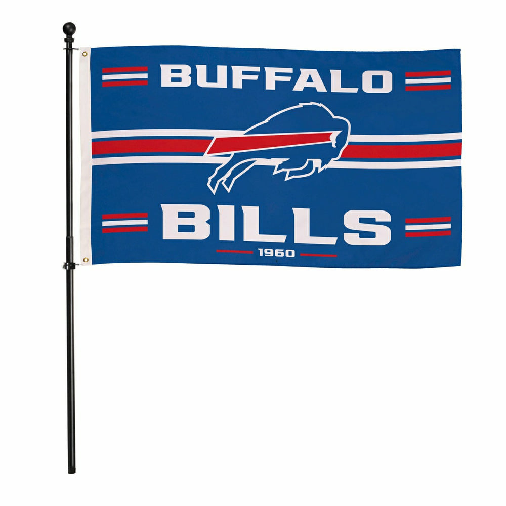 Buffalo Bills Single Sided Estate Flag with 2 Grommets, 3'x5' - NFL Home