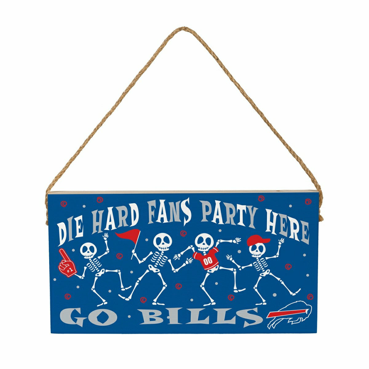 Buffalo Bills Halloween Wood Wall Sign, 6x11 - NFL Home