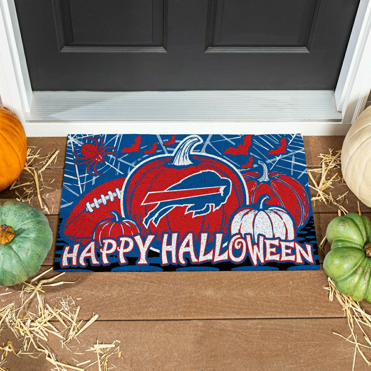 Buffalo Bills Halloween PVC Mat, 28"x16" - NFL