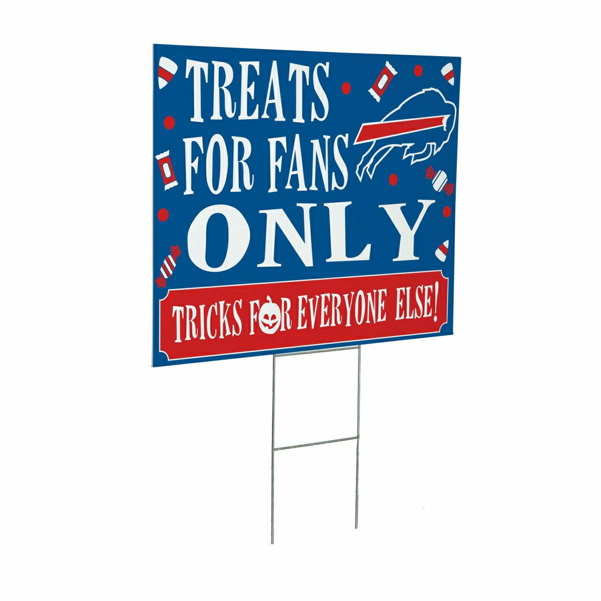 Buffalo Bills Yard Sign, Halloween Treats for Fans - NFL Home