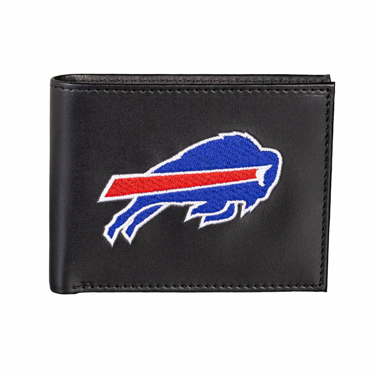 Buffalo Bills Black Bi-Fold Embroidered Wallet w/ RFID Blocking - NFL Home