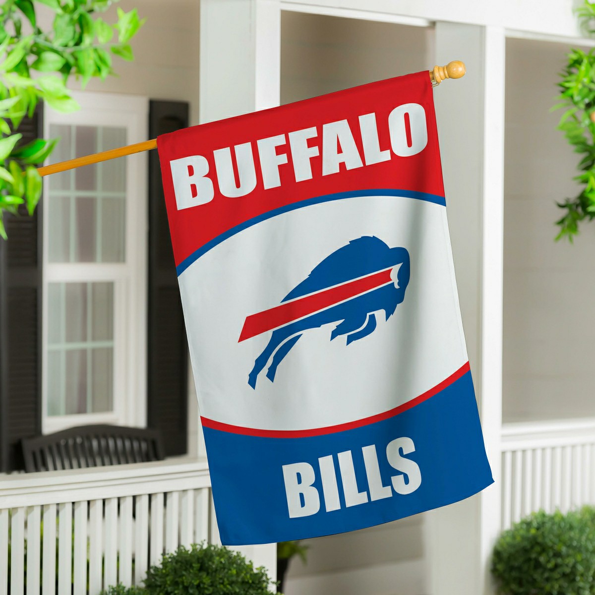 Buffalo Bills Suede House Flag - NFL