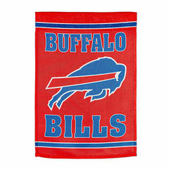 Buffalo Bills Embossed Suede Garden Flag - NFL Home