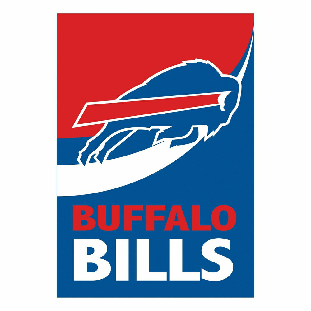 Buffalo Bills Burlap House Flag - NFL Home