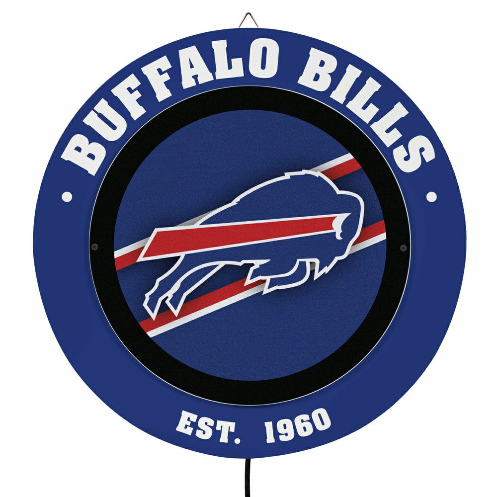 Buffalo Bills, Metal Lite, Round - NFL