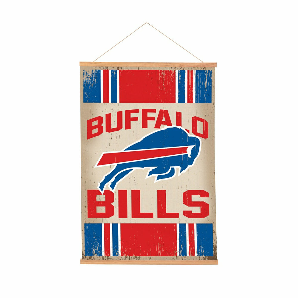 Buffalo Bills, Canvas Wall Tapestry, Medium, 36x24 - NFL Home