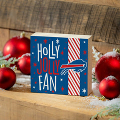 Buffalo Bills Block, Holiday, 6x6 - NFL Home