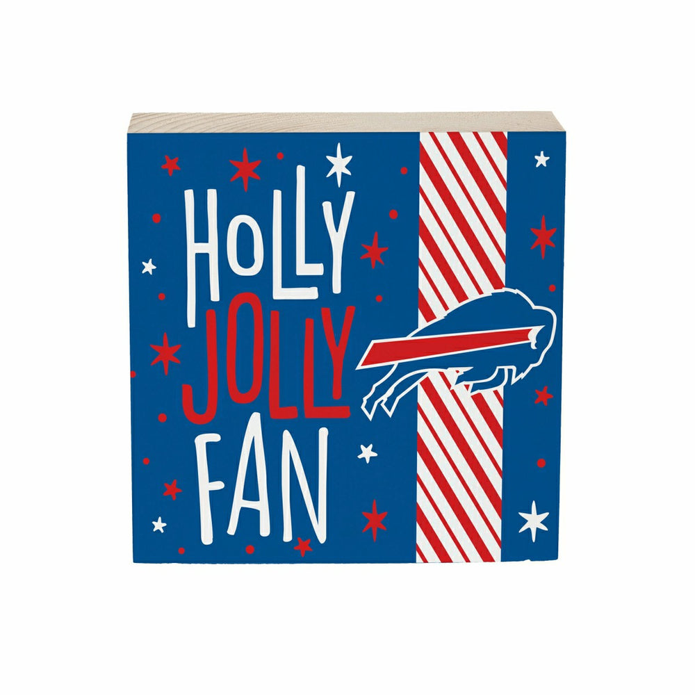 Buffalo Bills Block, Holiday, 6x6 - NFL Home