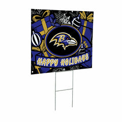 Baltimore Ravens Yard Sign, Holiday - NFL Home