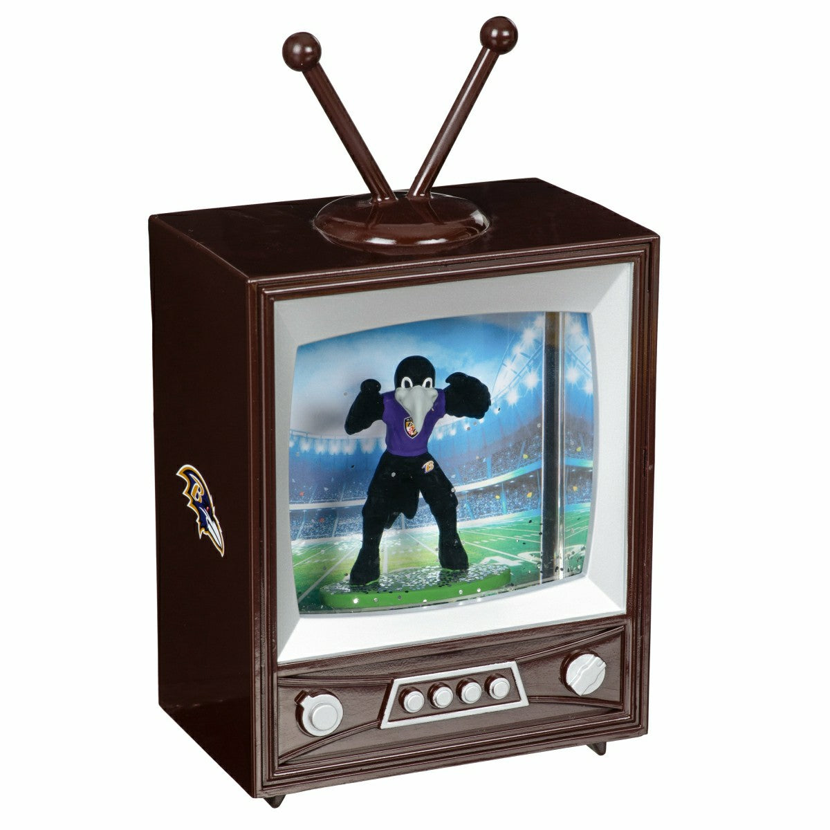 Baltimore Ravens Vintage TV Water Lantern - NFL Home