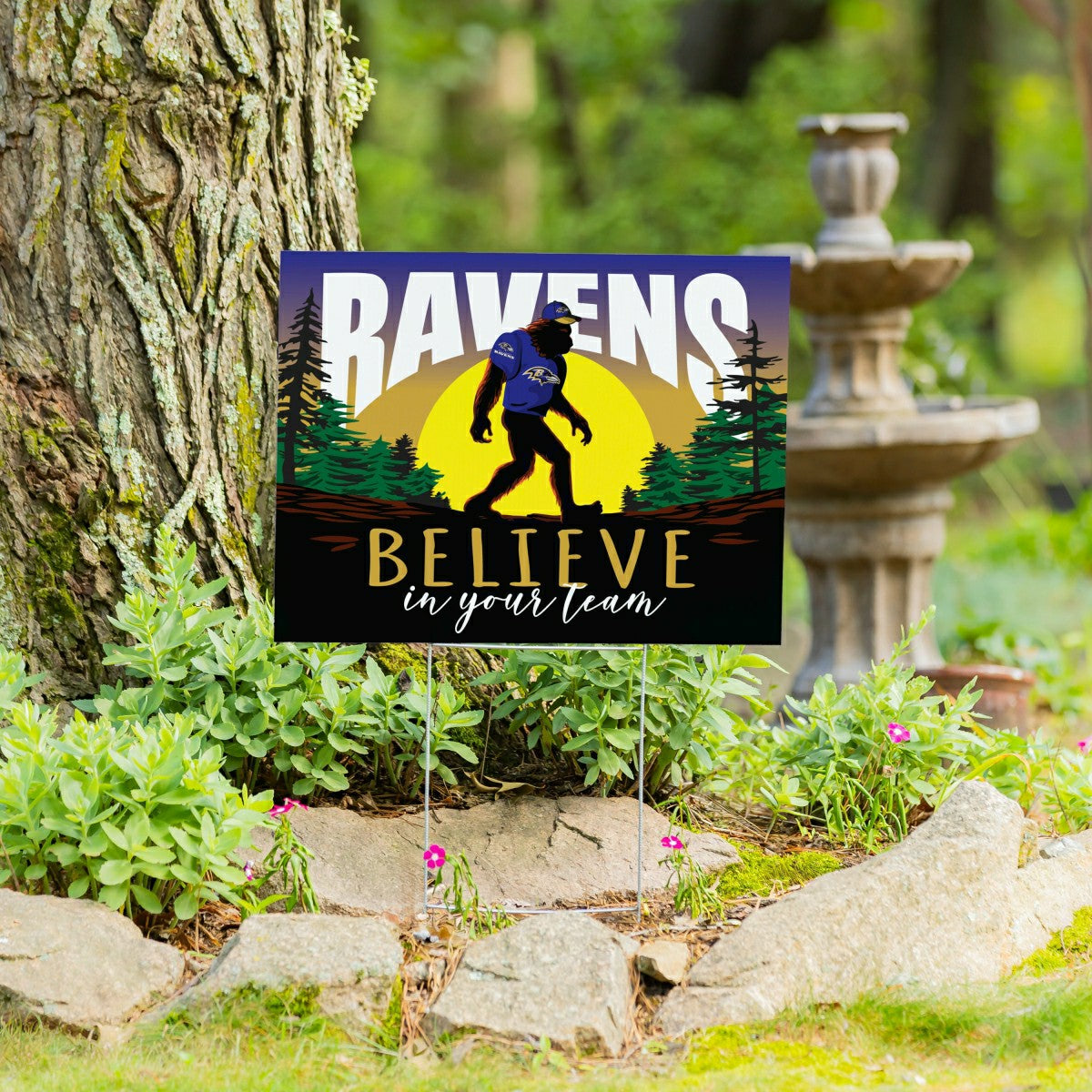 Baltimore Ravens Yard Sign, Bigfoot - NFL Home