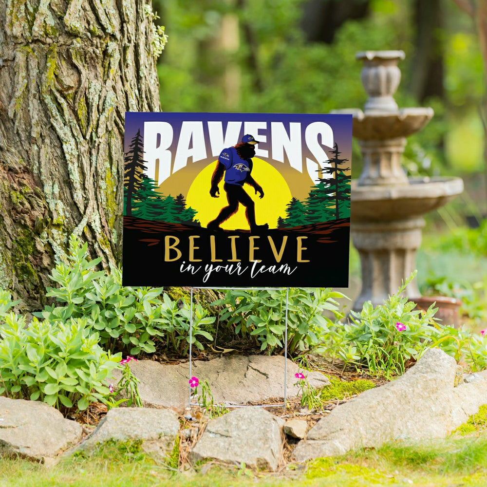 Baltimore Ravens Yard Sign, Bigfoot - NFL Home