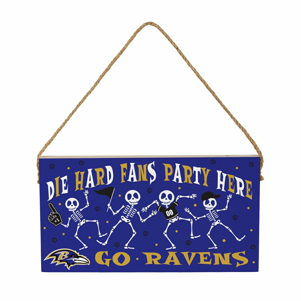 Baltimore Ravens Halloween Wood Wall Sign, 6x11 - NFL Home