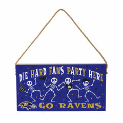 Baltimore Ravens Halloween Wood Wall Sign, 6x11 - NFL Home
