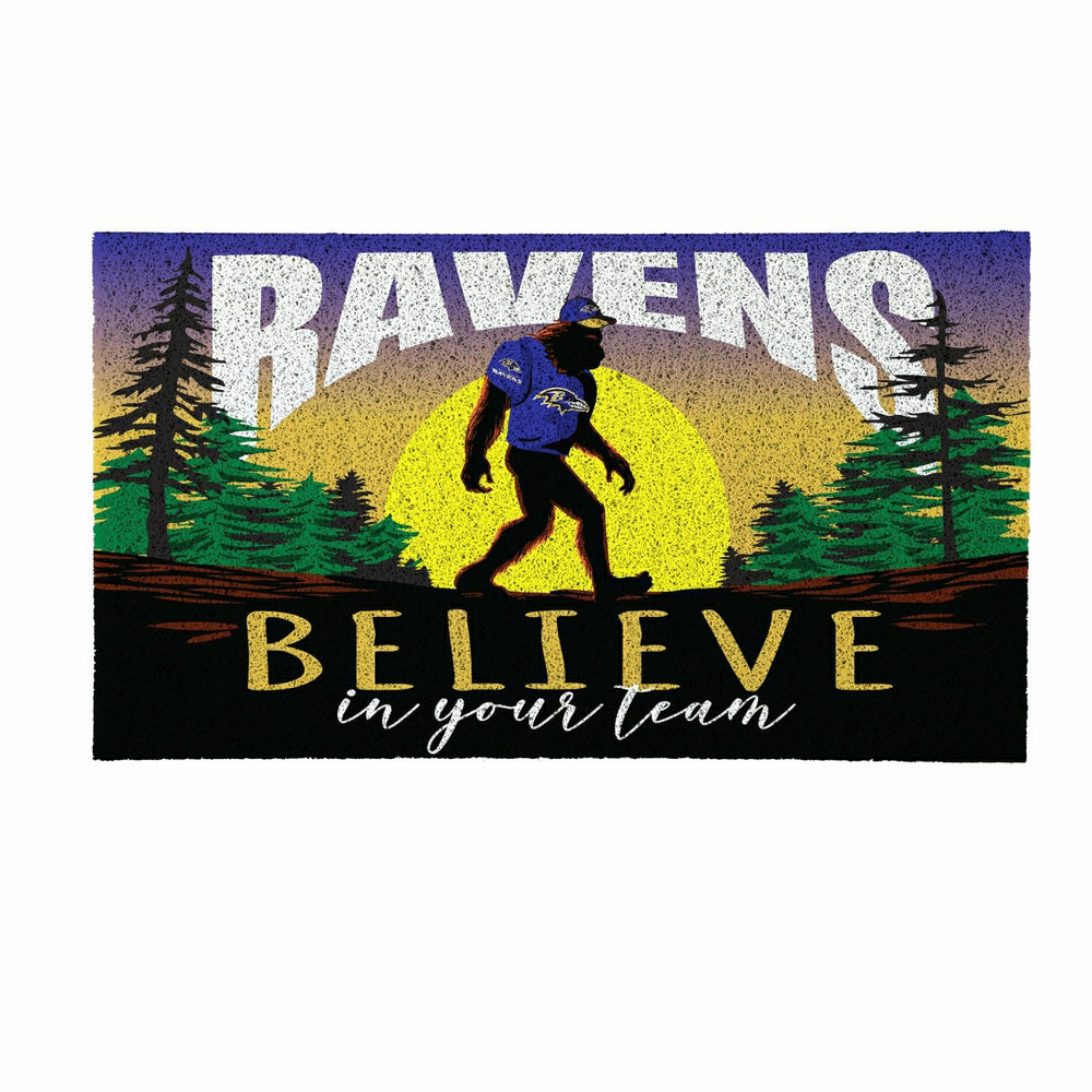 Baltimore Ravens Bigfoot PVC Mat, 28"x16" - NFL