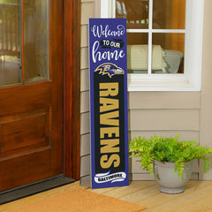47" Double Sided Leaner, Baltimore Ravens, Halloween - NFL Home