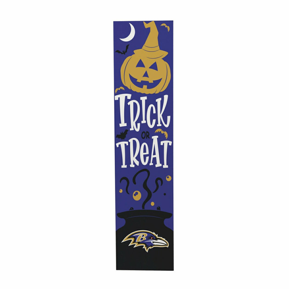 47" Double Sided Leaner, Baltimore Ravens, Halloween - NFL Home