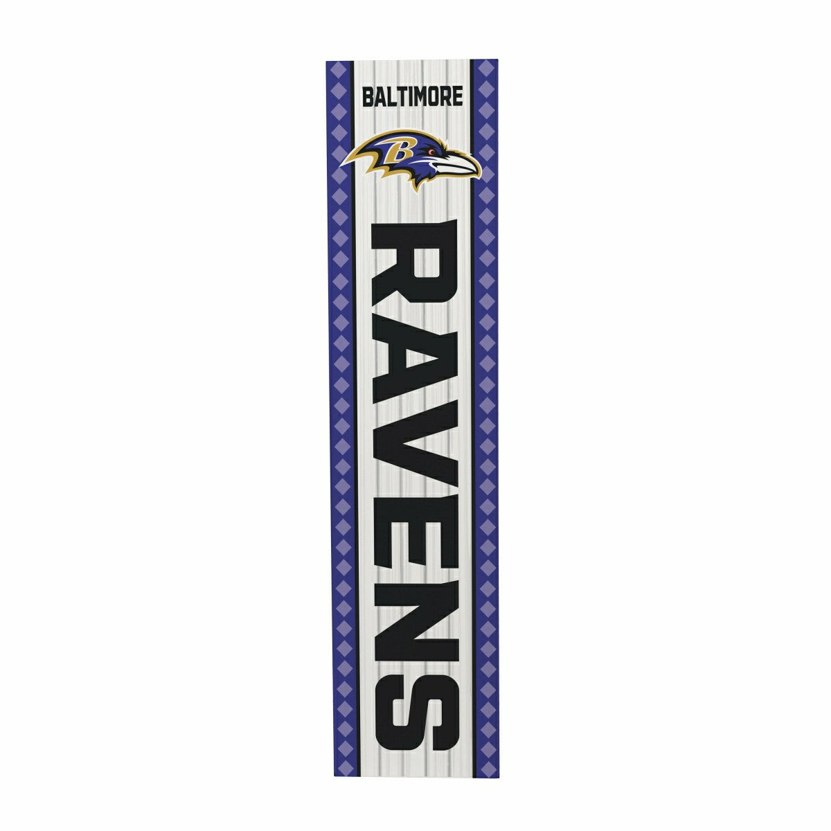 47" Double Sided Leaner, Baltimore Ravens, Christmas - NFL Home