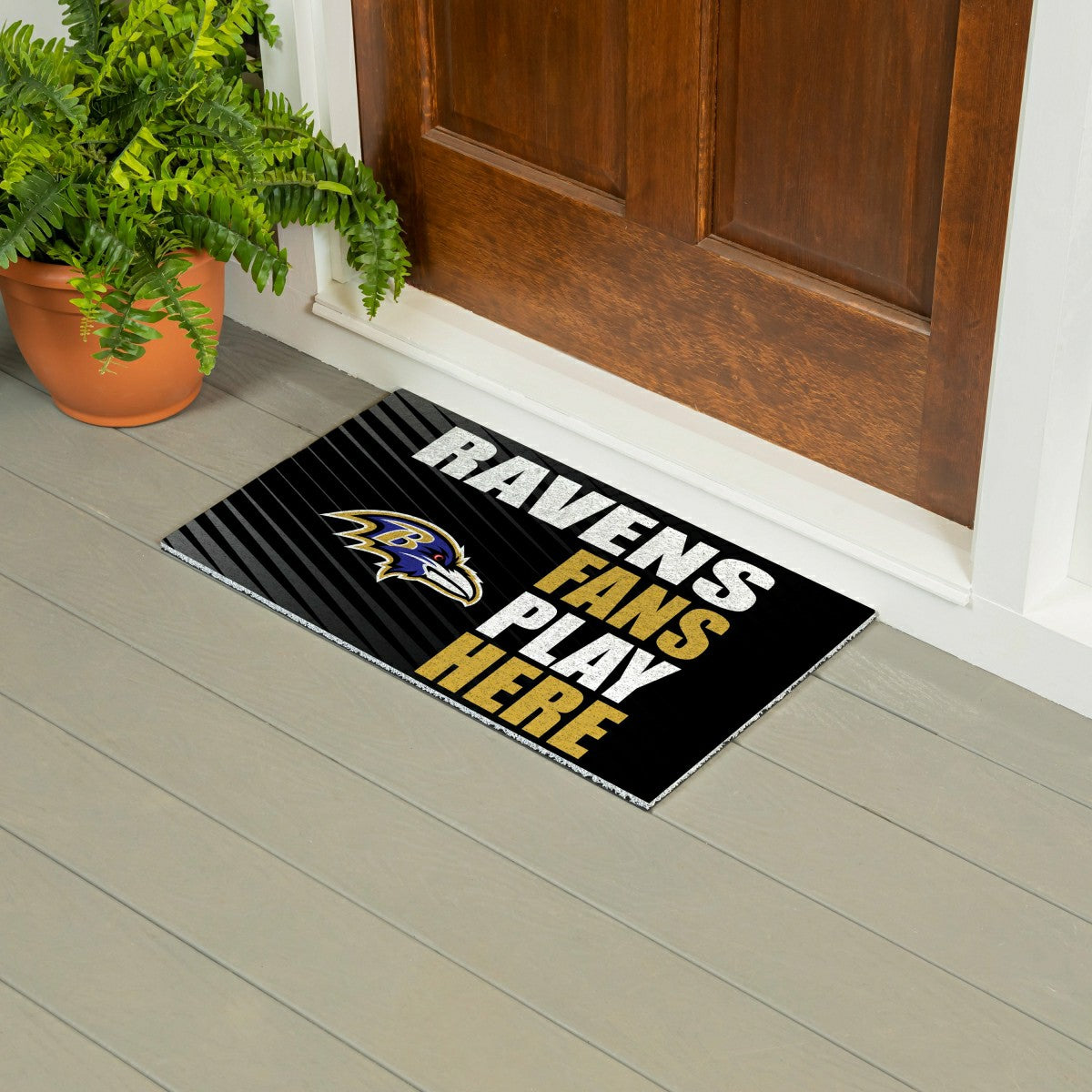 Baltimore Ravens Fan Mat, 28"x16" - NFL